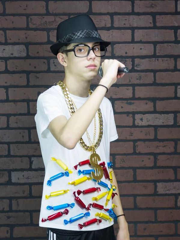 Rapper di Halloween facile costume di Hip Hop Candy / Fai e decorare