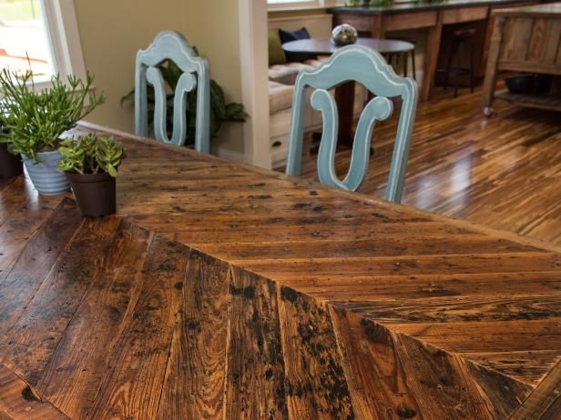 Cómo construir una mesa de comedor con materiales reclamados / Hacer y decorar