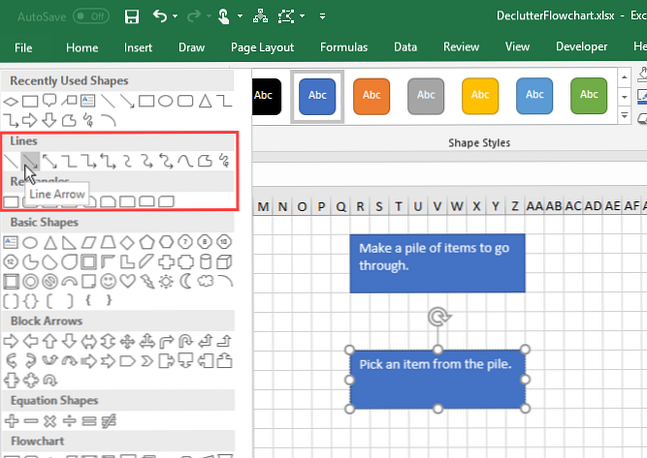 So Erstellen Sie Ein Flussdiagramm In Excel Produktivitat Nachrichten Aus Der Welt Der Modernen Technologie