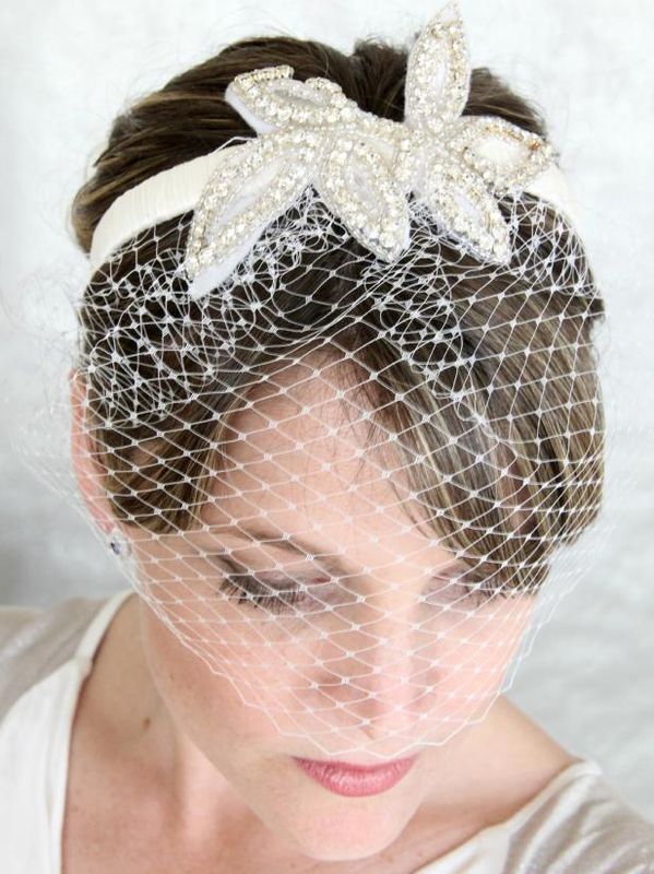 Hvordan lage en Birdcage Bridal Veil