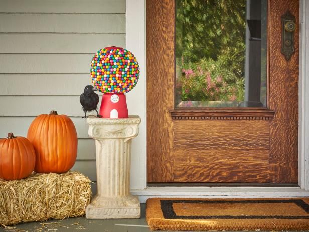 Cómo hacer una calabaza Gumball Machine