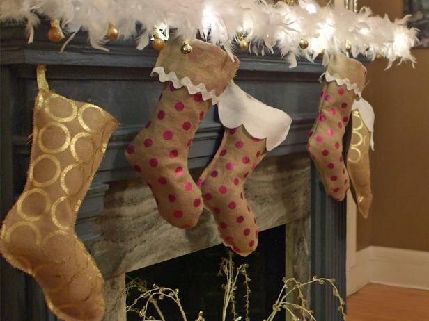 Hur man gör en No-Sew Burlap Christmas Stocking