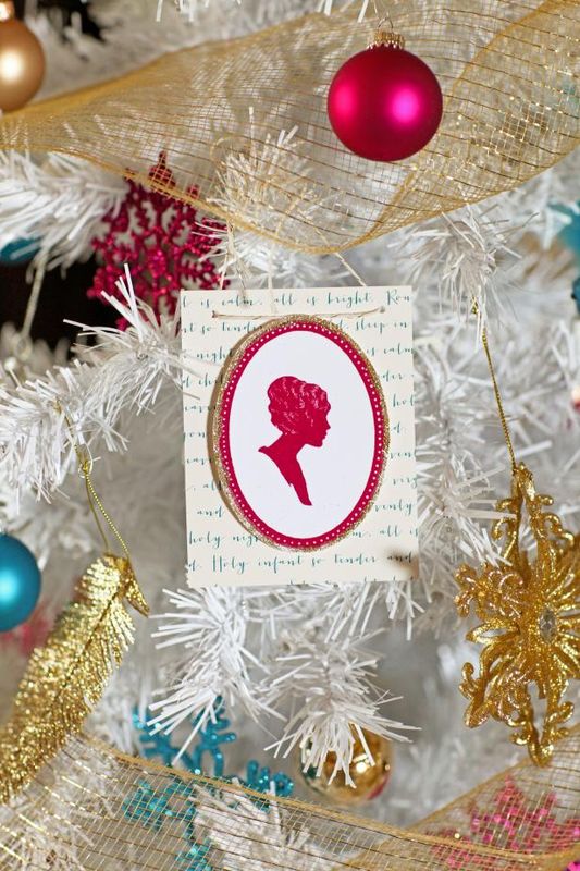 Come fare un ornamento di Natale Silhouette tradizionale / Fai e decorare