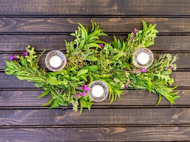 Hoe maak je een Herb Garland Centerpiece / Maken en versieren