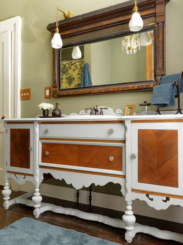 Cum de a transforma un dresser într-o vanity baie / Fă-o și decorează