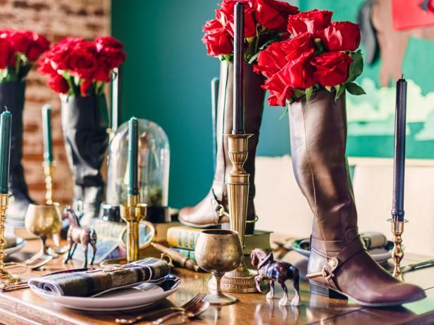 Slik setter du Riding Boots Into Floral Vases / Lag og dekorere