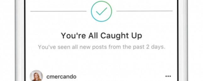 Instagram ora ti dice quando You're All Caught Up