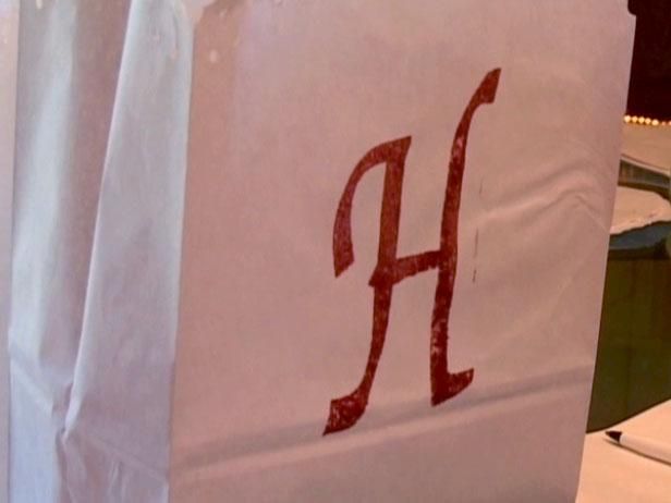 Monogrammed Luminaries / Lag og dekorere