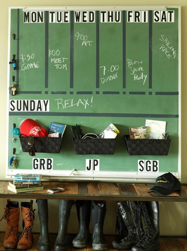 Verander een oud schoolbord in een Family Message Center