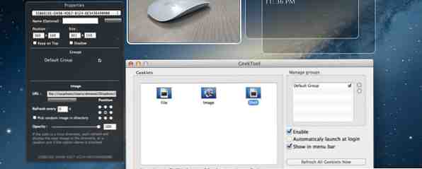 Cómo utilizar GeekTool para que tu Mac sea realmente tuyo / Mac