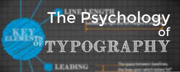 La psicología de la tipografía. / ROFL