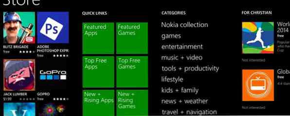 Esegui l'upgrade a Windows Phone 8.1 e goditi una nuova interfaccia per l'App Store! / 