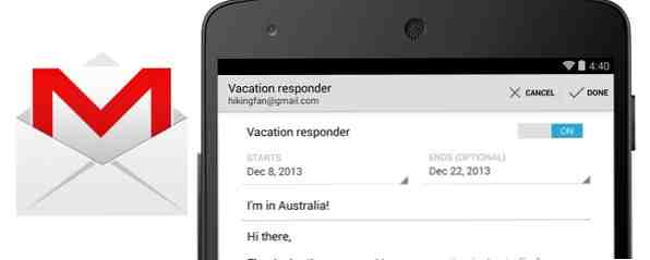 Gmail 4.7 voor Android voegt Vacation Responder toe en ten slotte downloadt en hecht elk bestand / Android