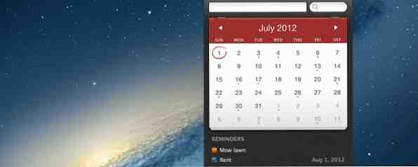 Gérez votre calendrier à partir de la barre de menu Mac avec Fantastical / Mac
