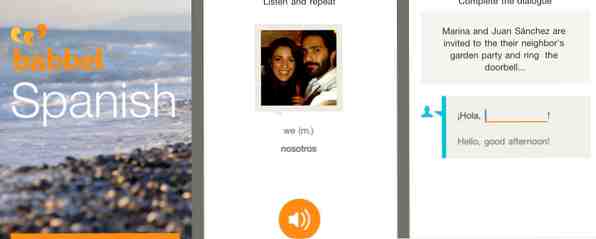Studera ett språk från din dator, telefon eller Tablet med Babbel / internet