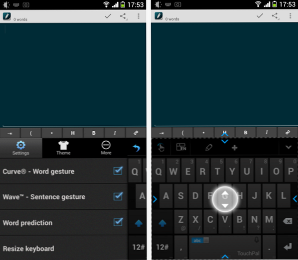 touchpal keyboard t9