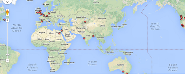 7 maneras de hacer un mapa de Google usando datos de hojas de cálculo de Google / Internet