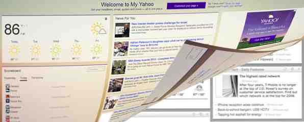 Noua mea Yahoo devine un nou design pentru a scăpa ca o alternativă iGoogle / Internet