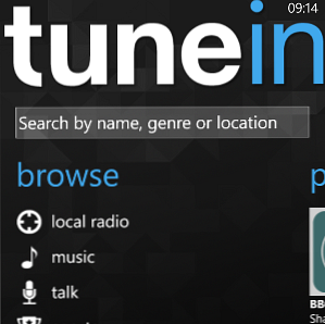 Genießen Sie Podcasts, Musik, Unterhaltung und Sport auf Windows Phone mit TuneIn Radio / 