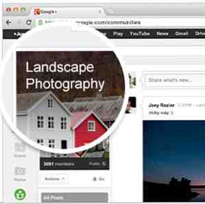 Leer fotografie Maak contact met topfotografen op Google+ communities