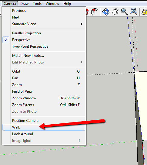 Sketchup photo match two point perspective