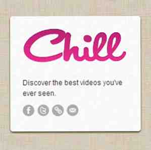 Este Chill A Pinterest Clone sau un bun site social de descoperire video?