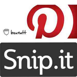 Pinterest, Snip, Boxnutt Le style et le but font-ils une différence? / l'Internet