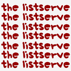 The Listserve - Cómo podría ser una fuerza para el bien / Internet