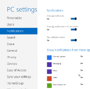 Un bref guide sur les secrets de l'interface utilisateur Windows 8 / les fenêtres