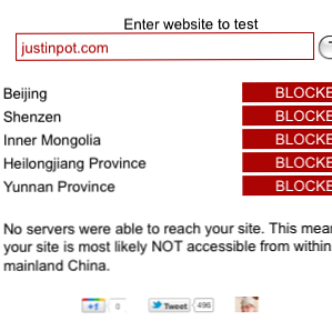 Hvordan se om et nettsted er blokkert i Kina