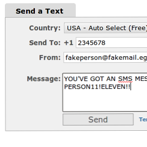 TextPort Send gratis tekstmeldinger til amerikanske telefoner, få svaret via e-post / Internett