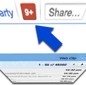 Cómo ocultar el ícono del mensaje de Google Plus en todos los servicios de Google / Navegadores