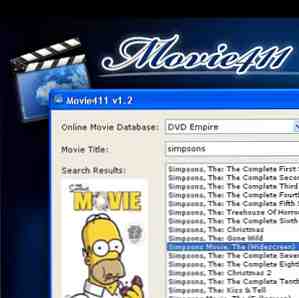 Busque y descargue información de películas con portadas de películas de alta resolución con Movie411 / Windows