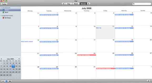 20+ calendriers et agendas imprimables gratuits pour 2011 / l'Internet