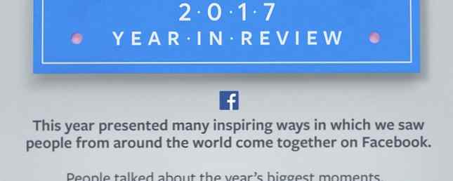 Bilan de l'année de Facebook comment 2017 s'est bien passé