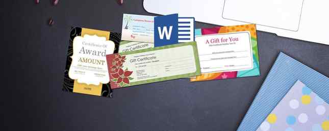 Obtenez un modèle de certificat-cadeau gratuit pour Microsoft Office / Productivité