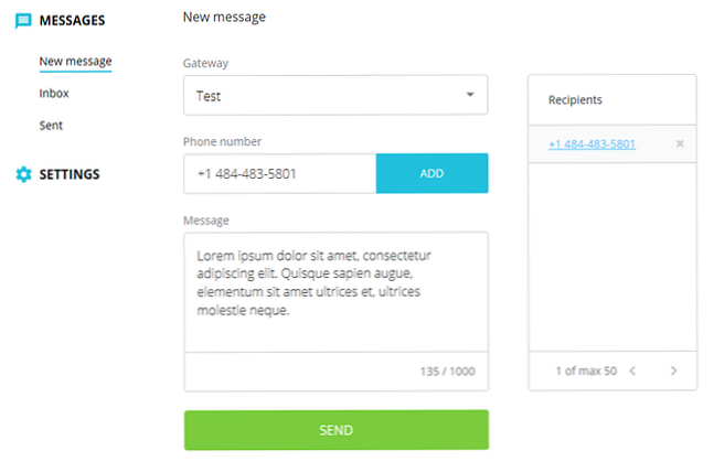 10 sitios para enviar mensajes de texto gratuitos a teléfonos celulares (SMS) mensaje de texto gratuito smsgenie
