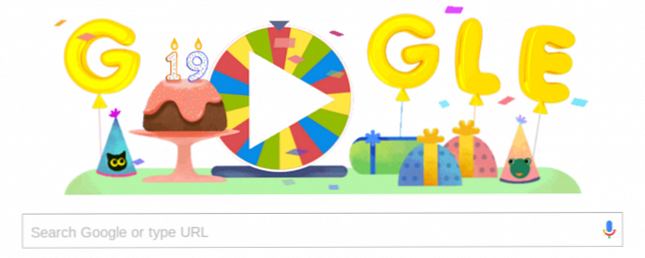 Google Birthday Surprise Spinner Hiermee kun je oude games spelen