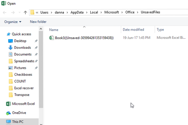 Cum Se Recuperează Toate Fișierele Microsoft Excel Nesalvate Sau