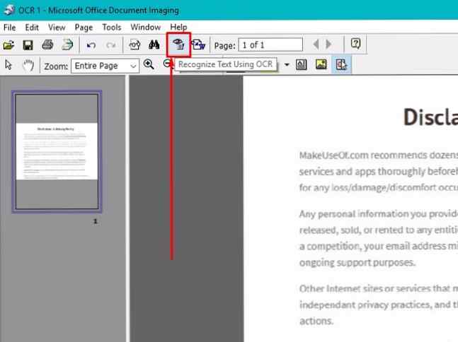 Microsoft office document imaging. Image to text (OCR). OCR распознавание паспорта. Free OCR.