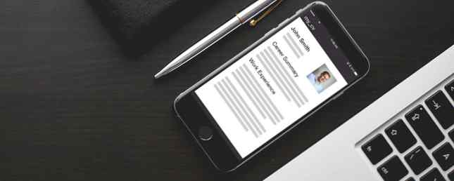 4 Doorgaan Tips voor het opmaken van uw CV Mobielvriendelijk / produktiviteit