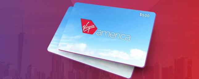 Ange för att vinna din drömresa med denna $ 500 Virgin America Giveaway / Erbjudanden