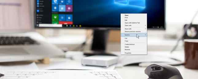 Anpassen des Menüs Senden an Rechtsklick in Windows 10 / Windows