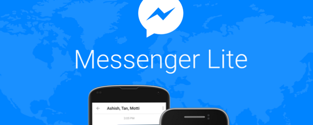 Facebook lanza Messenger Lite para Crappy Androids