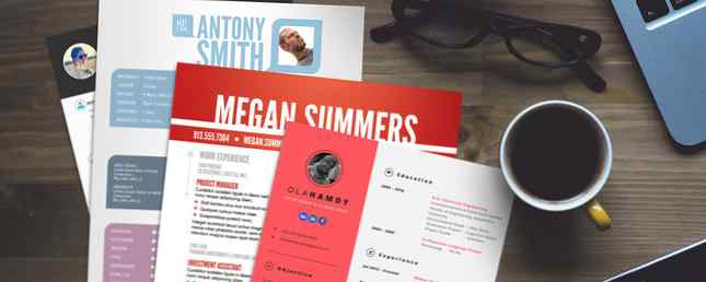 15 Gratis Creative Resume Templates för Photoshop och Illustrator / Produktivitet