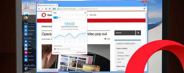 Obțineți VPN gratuit nelimitat pe noul browser Opera Desktop / browserele