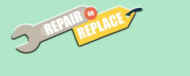 Para reparar o reemplazar - Esa es la pregunta / ROFL