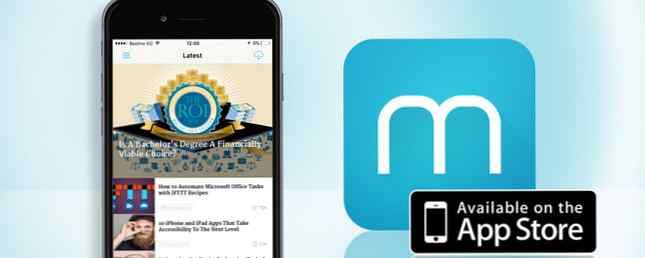 Download de nieuwe MakeUseOf-app voor uw iPhone / iPhone en iPad