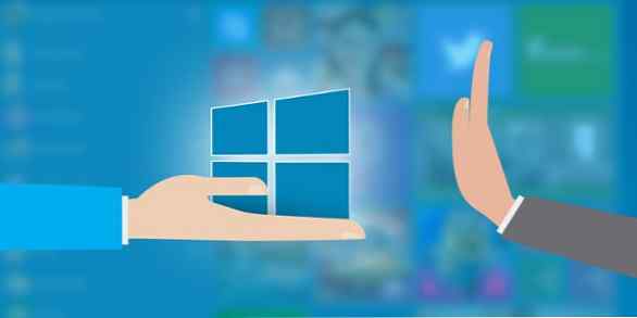 Detenga la descarga e instalación de Windows 10 en su dispositivo con Windows 7 u 8 / Windows