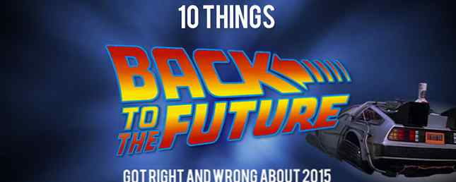 Hva gjorde tilbake til fremtiden, få riktig og feil om 2015? / ROFL